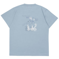 【REIGNITE Lily】Flower TEE - Asid Blue