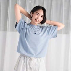 【REIGNITE Lily】Flower TEE - Asid Blue