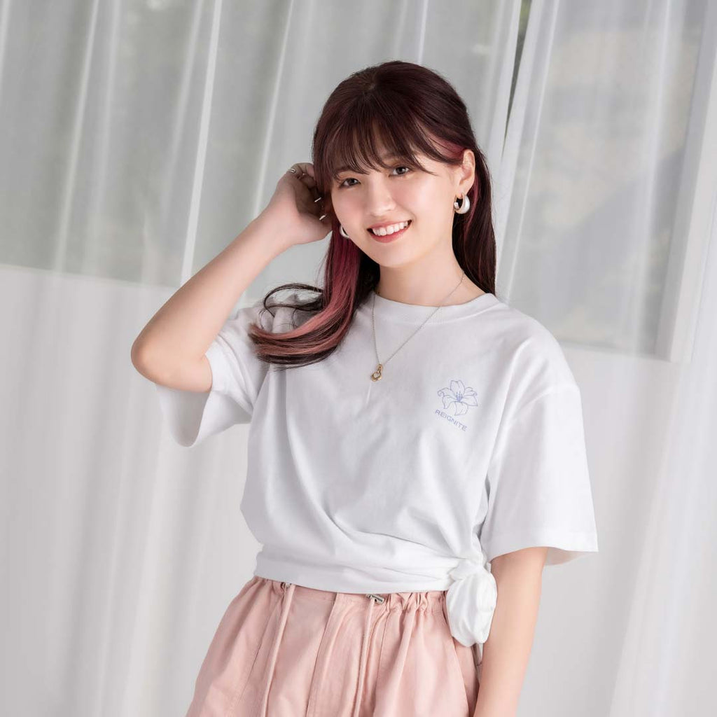 【REIGNITE Lily】Flower TEE - White
