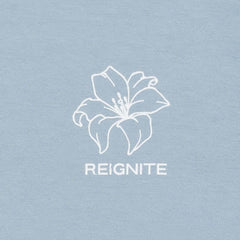 【REIGNITE Lily】Flower TEE - Asid Blue