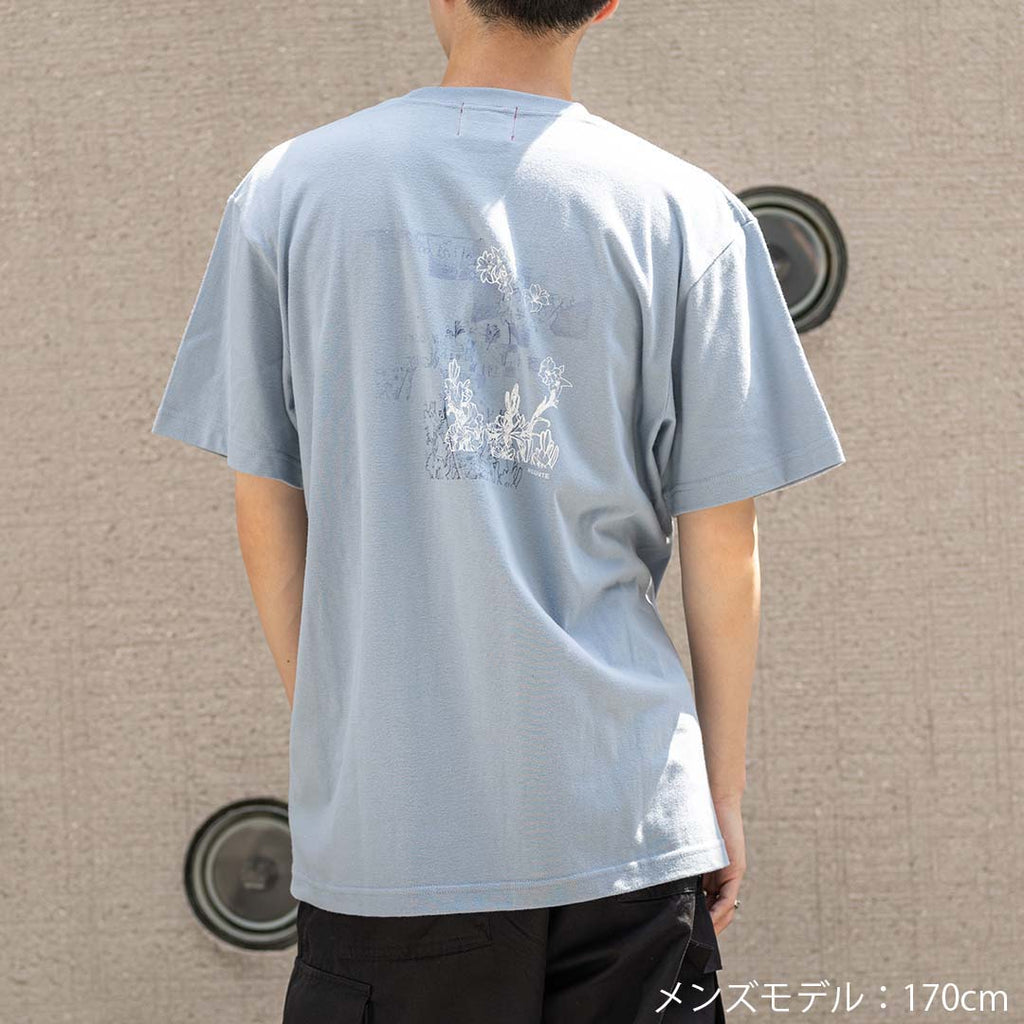 【REIGNITE Lily】Flower TEE - Asid Blue